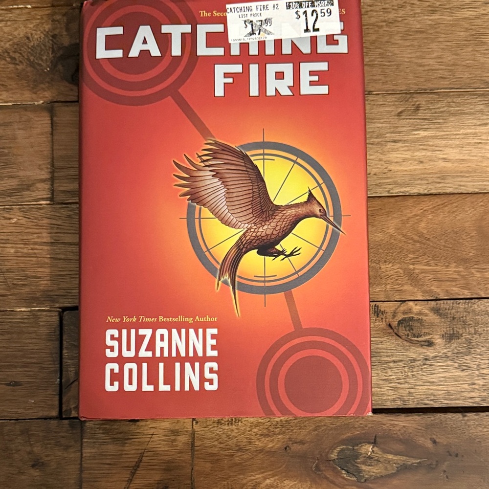 Scholastic Red and Yellow 'Catching Fire' Hardcover